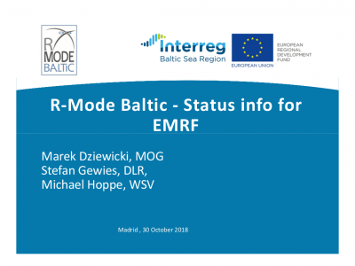 Dziewicki_2018_EMRF_R-Mode status info