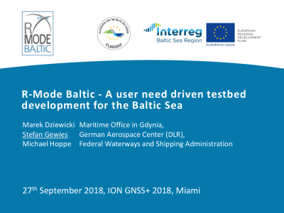 Gewies_2018_ION_GNSS_R-Mode Baltic - A user need driven testbed development for the Baltic Sea_final