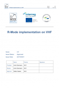 R-Mode Baltic - R-Mode implementation on VHF v2