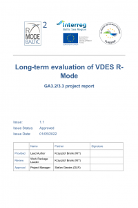 R-Mode Baltic 2 - Long-term evaluation of VDES R-Mode_NIT_Report_GA_32_33